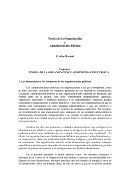 Carles Ramio-Teoría de la Organización y Administración Pública