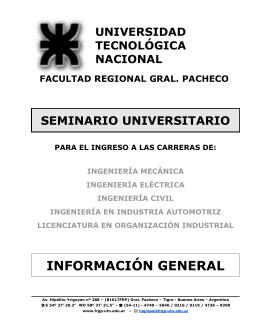 seminario universitario - LOI - Universidad Tecnológica Nacional