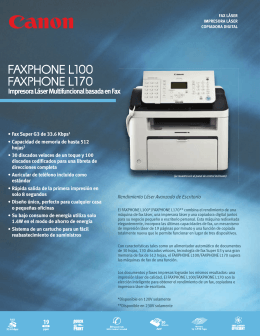 Impresora Láser Multifuncional basada en Fax x