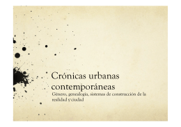 Cronicas urbanas