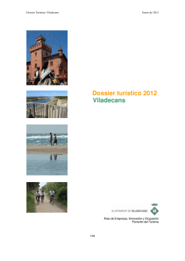 Dossier turístico 2012 Viladecans