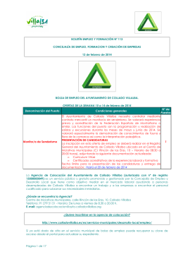 Boletín EyF nº 113 12-02-2014