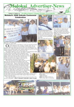 MAN 5-18-05 frtpg - Molokai Advertiser-News
