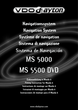EA Navigationssystem 5100 Mazda 6.qxd