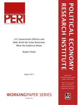 U.S. GOVERNMENT DEFICITS AND DEBT