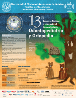 descarga poster - Facultad de Odontología