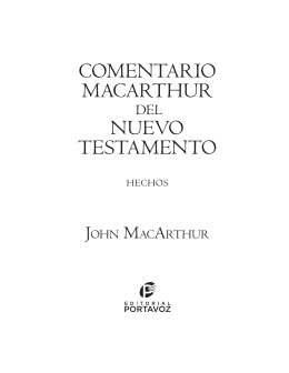 COMENTARIO MACARTHUR NUEVO