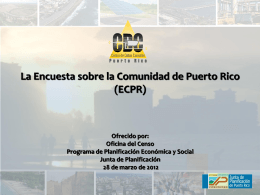 Encuesta Sobre la Comunidad de Puerto Rico