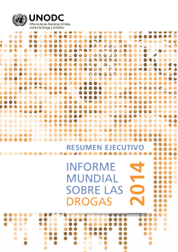 Informe Mundial sobre las Drogas 2014