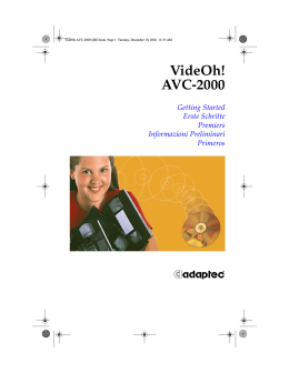 VideOh AVC-2000 QSG.book - Support