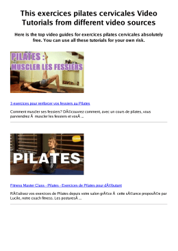#Z exercices pilates cervicales PDF video books