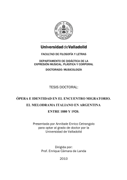 TESIS DOCTORAL: - UVaDOC - Universidad de Valladolid