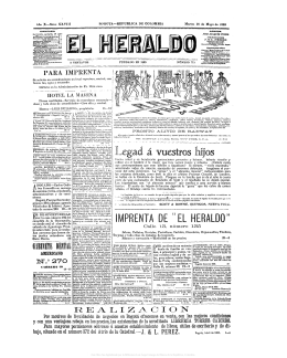 El Heraldo : Comercio, industria, literatura, noticias y variedades N