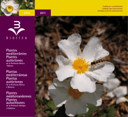 Descarrega el catàleg Bioriza 2010/2011