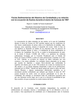 Artículo Caraballeda - Fundación Venezolana de Investigaciones