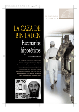 TORRES, M. “La caza de Bin Laden. Escenarios hipotéticos”
