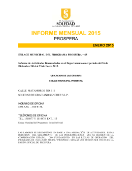 Informe 2015 - H. Ayuntamiento de Soledad de Graciano Sanchez