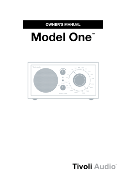 Model One™ - Tivoli Audio UK