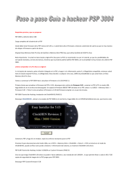 Requisitos previos y que se preparan PSP 3004 y cable