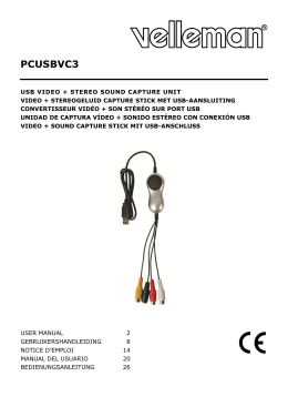PCUSBVC3 - Velleman