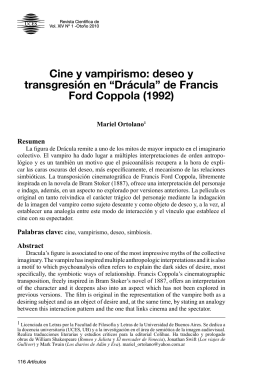 Cine y vampirismo: deseo y transgresión en “Drácula” de Francis