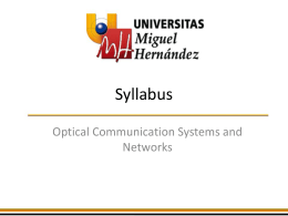 Optical communication systems and networks