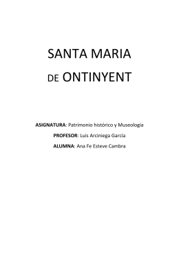 SANTA MARIA DE ONTINYENT