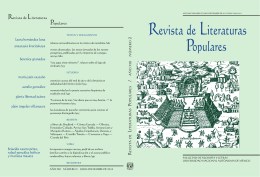 Revista de Literaturas Populares - Repositorio de la Facultad de