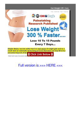 Eat-weight-off Lose 10 To 15 Pounds In One Week Qjsn