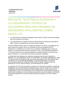 Ericsson, Telefónica Alemania y la Universidad Técnica de