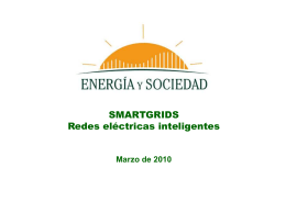 Smart grids - Energía y Sociedad