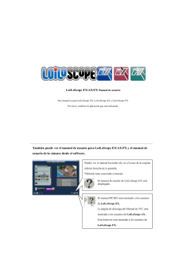 LoiLoScope EX/AX/FX Manual de usuario También puede ver