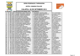Final Calafell 2015 - Federació de Domino de Tarragona