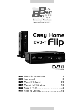 Manual Easy Home DVB-T Flip