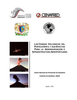 las cenizas volcánicas del popocatépetl y sus efectos
