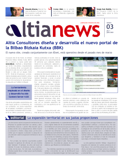 Altia Consultores diseña y desarrolla el nuevo portal de la Bilbao