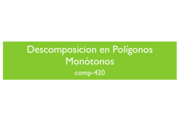 Descomposicion en Polígonos Monótonos