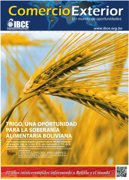 Trigo, una oportunidad para la soberanía alimentaria boliviana