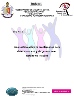 Observatorio de Violencia Social y de Género en Nayarit