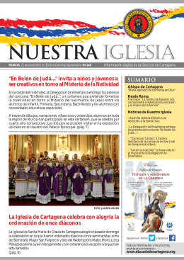 La Iglesia de Cartagena celebra con alegría la ordenación de once