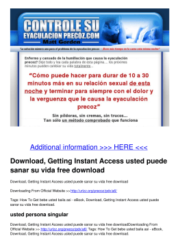 Download, Getting Instant Access usted puede sanar su vida free