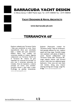 BARRACUDA YACHT DESIGN TERRANOVA 68`