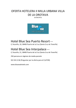 Hotel Blue Sea Puerto Resort**** Hotel Blue Sea Interpalace****