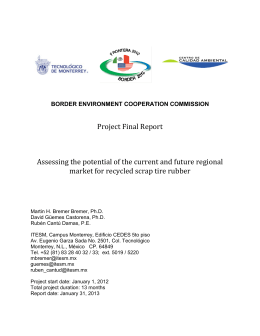 Project Final Report Assessing the potential of the current and future