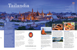 Calendario Turistico 2015 - Embajada del Reino de Tailandia