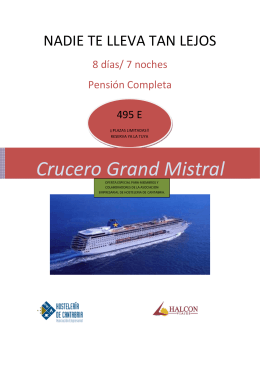 Crucero Grand Mistral