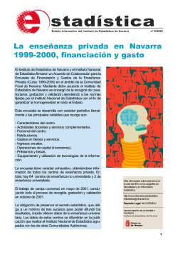 La enseñanza privada en Navarra 1999