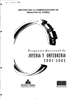 JOYERIA y ORFEBRERIA 2001-2002