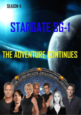 Stargate SG-1: The Adventure Continues. List of episodes season 11