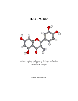 flavonoides - Ciencias Farmacéuticas y Alimentarias